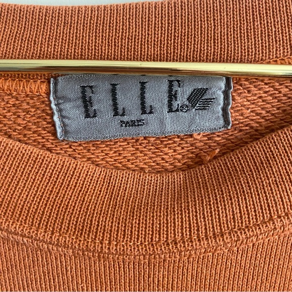 RARE VINTAGE ELLE PARIS EMBROIDERED SWEATSHIRT - Picture 5 of 8
